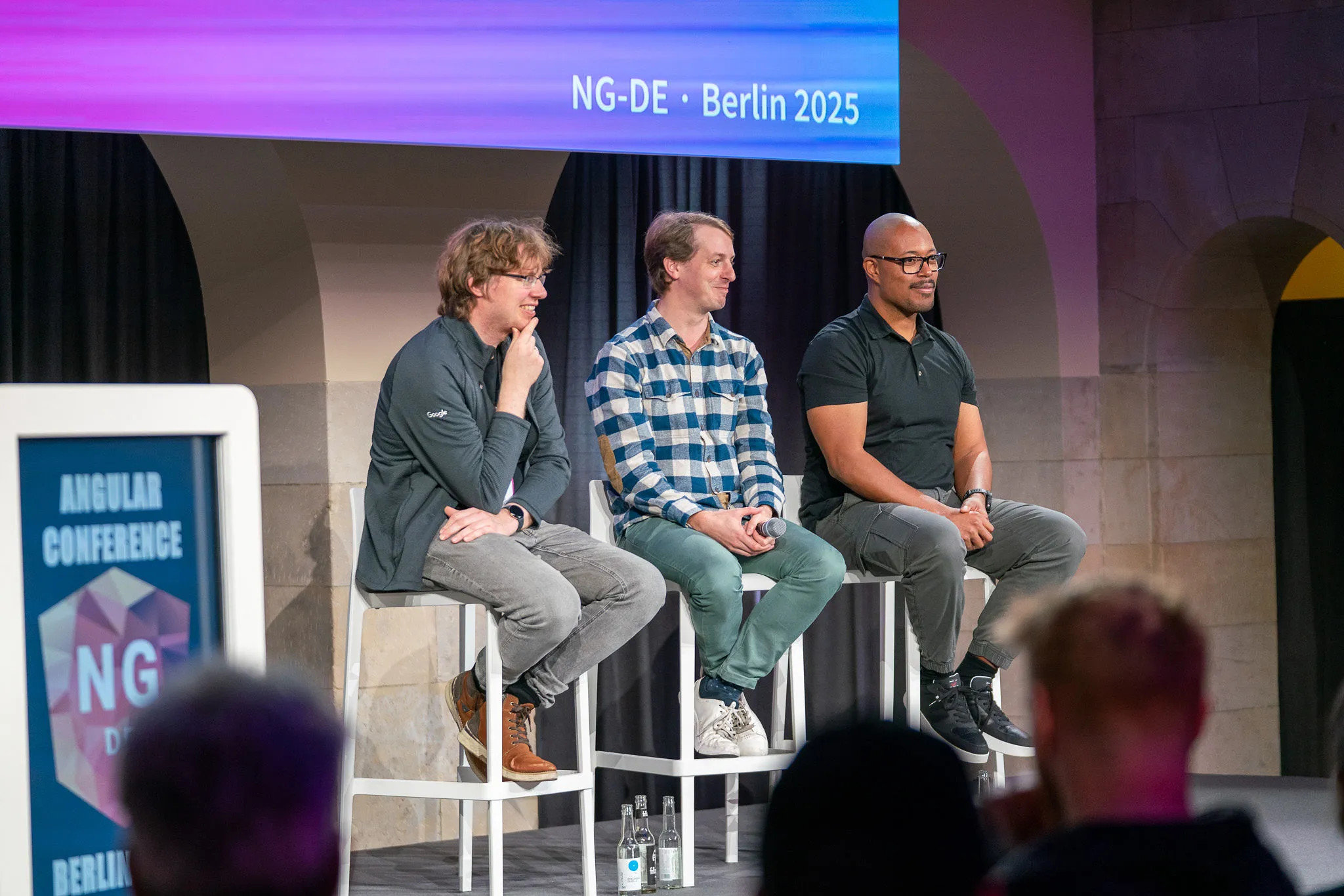 NG-DE 2025 Angular Team on Stage