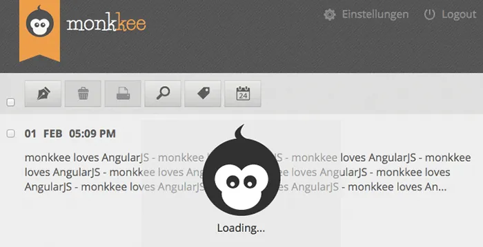 AngularJS Web Worker Monkkee