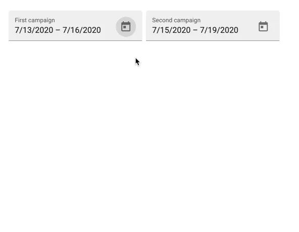 Datepicker Animation