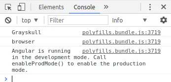 Angular Electron Console