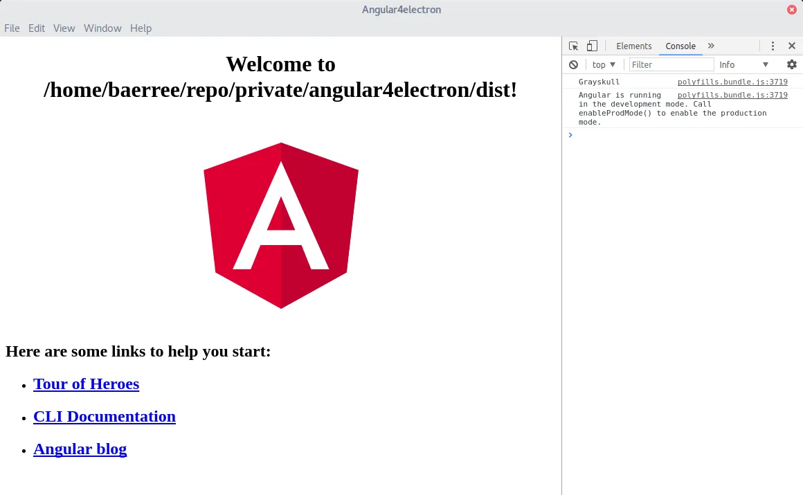 Angular Electron Method